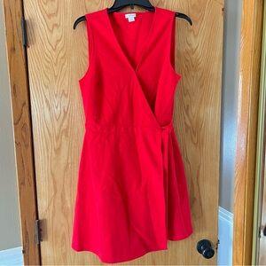 J Crew red dress